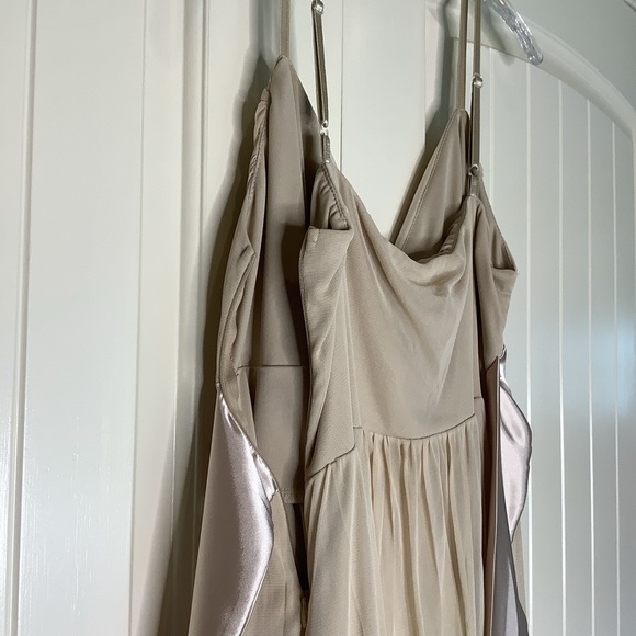 Necessary Objects Champagne Prom/Cocktail Dress Sz 2X - Picture 4 of 9